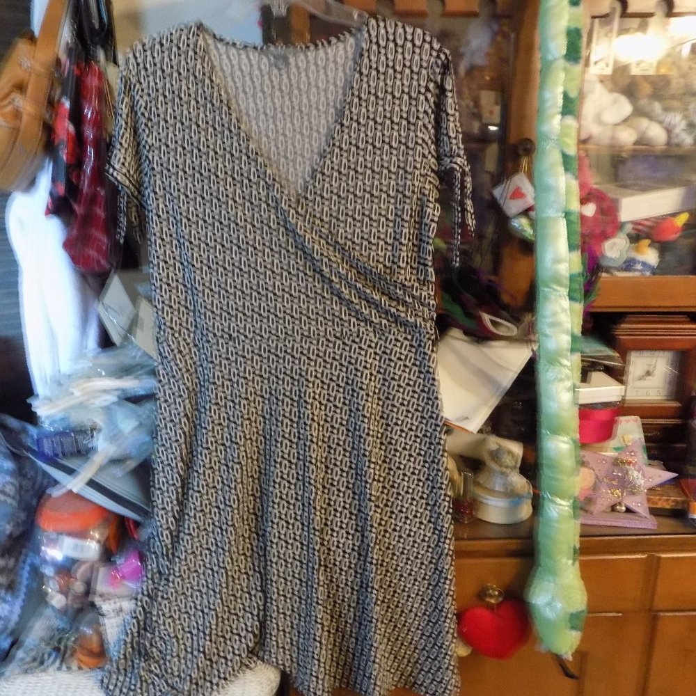 Apt 9 Faux Wrap Dress PL